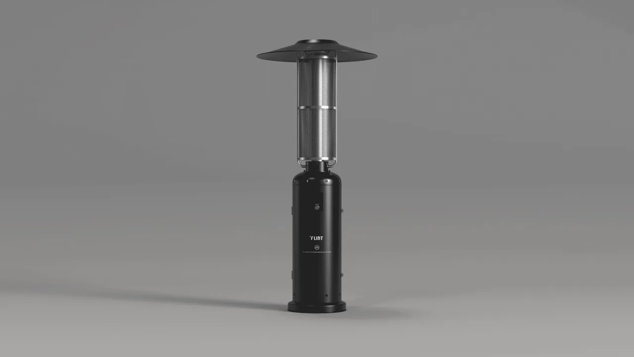 Flint 파티오 히터 Ⅱ 정면 디자인