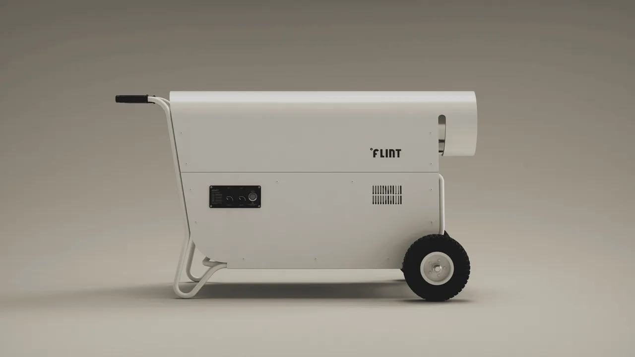 FLINT BIO HEATER 후면 뷰