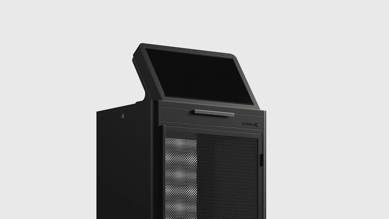 ScreenX 키오스크 정면 디자인