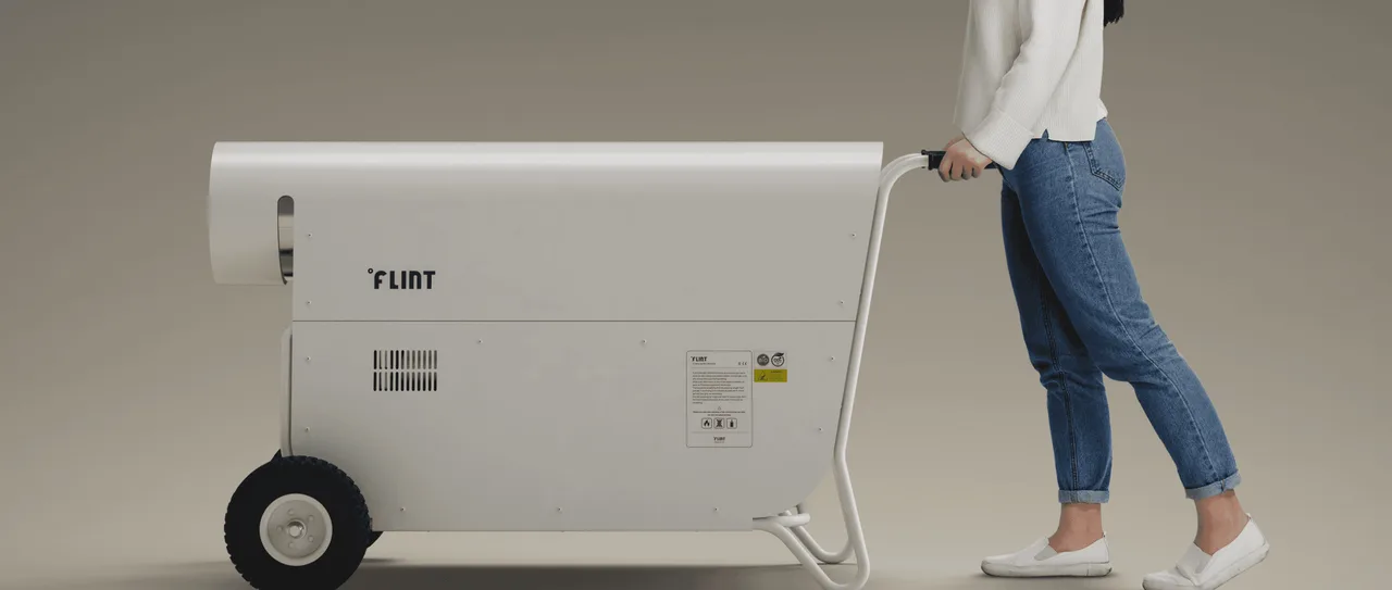 FLINT BIO HEATER 제품 렌더링